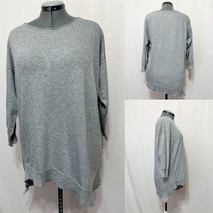 89Th & Madison SzXL Baltic Sea Crewneck Tunic Pullover Sweater